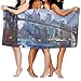 Produktbild apnzll Microfiber Beach Towel Lover Coulple's in City Oil Painting Beach Blanket for Travel Swim Pool Yoga Camping Beach Gym Sport,Quick Dry,Lightweight,Pool Bath Towel Oversized-30 X 60"