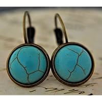 Vintage Türkis Ohrringe