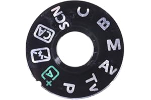 Pixco Parte di ricambio Dial Mode Plate Interface Cap per Canon EOS 70D (70D)