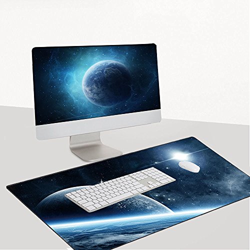 Alfombrilla de rat  n extragrande para gaming de Cmhoo  color 90x40 Space