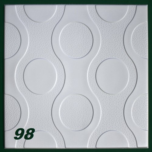 20 m2 Dekorplatten Stuck Styropor 50x50cm, Nr.98
