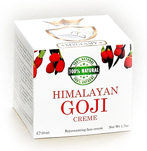 MyGlamy LUXUS 50 ml HIMALAYA GOJI-BEEREN Gesichtscreme +ANTIOXIDATINEN Retinol Hyaluronsäure Bio Anti Age100% NATUR +Gratis Black Head Gesichtsmaske +Konservierungsstofffrei, Parfümfrei, Alkoholfrei