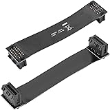 Wendry Flexible SLI Bridge GPU Cable, VGA Card SLI Flexible Bridge Cable Interconnect Connector 10cm, Dual Graphics Card SLI