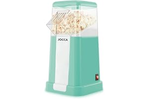Jocca, Macchina per Waffle Rotonda Funny Cooking, 500W, Piastre Antiaderenti, Pronta in 2 Minuti, Design Compatto e Sicuro