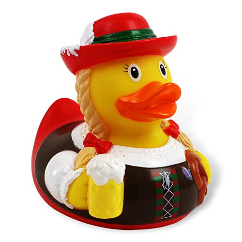 HC-Handel 919914 Vinyl Badeente "Oktoberfest Resi" 8,5 cm