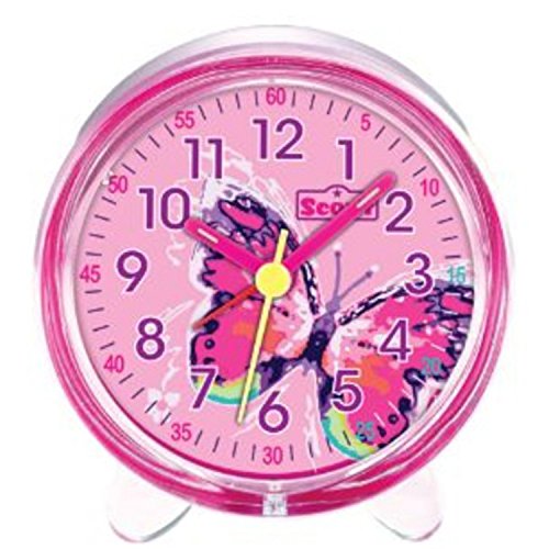SCOUT Mädchen Wecker Analog Kunststoff rosa 280001051