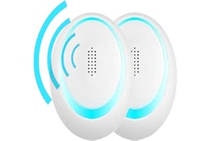 DOKDUK Antizanzare Ultrasuoni, Repellente Zanzare Ultrasuoni, Elettrico Ultrasuoni per Anti Zanzare, Topi, Scarafaggi, Insetti, Ratti, Ragni, Roditori, Mosche, Formiche (Classic)