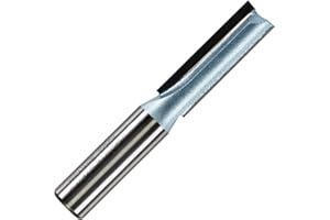 RENNIE TOOL COMPANY Rennie Tools - 12mm Cutting Diameter x 40mm Flute x 1/2" Shank TCT Tipped 2 Flute Straight Router Cutter Bit. Compatible With Makita Trend Festool Hikoki Dewalt Router Etc. 12mm Router Bit