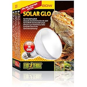 Exo Terra PT2334 Solar Glo - Sonnenlicht simulierende Lampe 80W