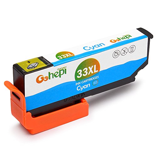 Gohepi 33XL Kompatibel für Druckerpatronen Epson 33XL 33, 2 Schwarz/Foto-Schwarz/Blau/Rot/Gelb 6er-Pack Arbeiten mit Epson XP-640 XP-530 XP-830 XP-645 XP-540 XP-900 XP-630 XP-635 Patronen - 5