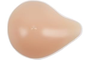 Vollence Une Pièce Latérale de Prothèse Mammaire en Silicone Fausse Faux Sein Silicone pour Prothèse de Mastectomie Transgenre Crossdresser Travestis Coussinet Concave pour Soutien-Gorge