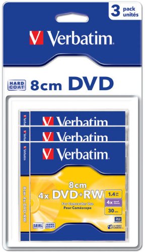 Verbatim DVD+RW Rohlinge, 4x, 1.46GB, kratzfest