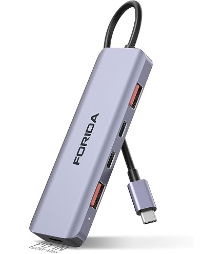 Hub USB-C 4 Puertos Slim De Goobay – Convierte 1 Puerto En 4, Velocidad 5 Gbit/s, Carcasa Aluminio | Compatible Con MacBook, IPhone, Android, SSD