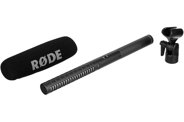 RØDE NTG2 Microphone à condensateur supercardioïde Premium multi-alimenté pour l'enregistrement sur site, le bruitage et les voix off