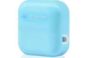 Thopeb UV-C Toothbrush Sanitizer Portable Steriliser Cover Holder and Case for Any Size Toothbrush - Blue