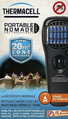 MoustiqueSolutions Portable Nomade Anti-Moustiques Thermacell Noir 270 x 155 x 55 cm 002-RE-EVA004