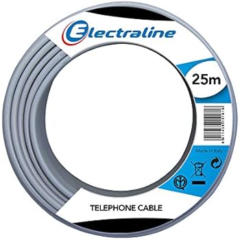 Cavo Doppino Telefonico Elettrocavi K - 2x0,50 Mm², 20 Metri, Rosso/Bianco - Per Interni Professionale - Foto 10