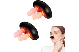 GESMAY RespiRelief Red Light Nasal Therapy Instrument, Red Light Nasal Therapy for Nose, Nasal Therapy Device, Red Light Nasal Therapy Instrument, Portable Electronic Nose Care Rhinitis Device (2PCS)