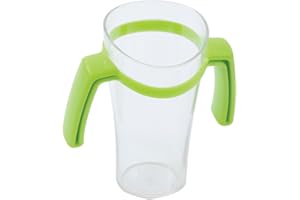 NRS Healthcare Nosey Cup with Handles - Clear (Eligible for VAT Relief in The UK)