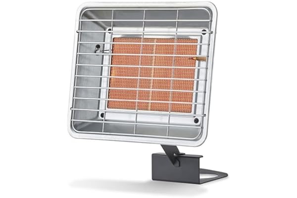 FAVEX - Radiant de chantier au gaz à poser 3500W - Extérieur - Brûleur céramique infrarouge - 2 puissances de chauffe - jusqu'à 25 m² - Acier