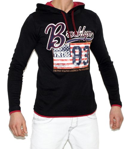 Black Rock A-1Hoody Collection Hoodie Pullover Hoodi Herren & Damen Kapuzenpullover Winter Kapuzen Pulli Fleecepant Original von Tisey (L, Schwarz) Black Rock A-1Hoody Collection Hoodie Pullover Hoodi Herren & Damen Kapuzenpullover Winter Kapuzen Pulli Fleecepant Original von Tisey (L, Schwarz)