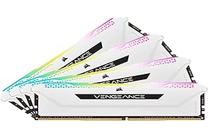 Corsair Vengeance RGB Pro SL 64GB (4x16GB) DDR4 3200 (PC4-25600) C16 1.35V - Memoria Interna - Blanca