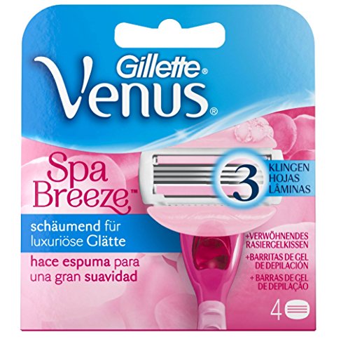 Gillette Venus Breeze SPA Rasierklingen, 4 Stück