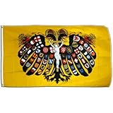 Flagge Heiliges Römisches Reich Deutscher Nation Quaterionenadler - 90 x 150 cm