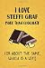 Produktbild I Love Steffi Graf More Than Chocolate (Or About The Same, Which Is A Lot!): Steffi Graf Designer Notebook