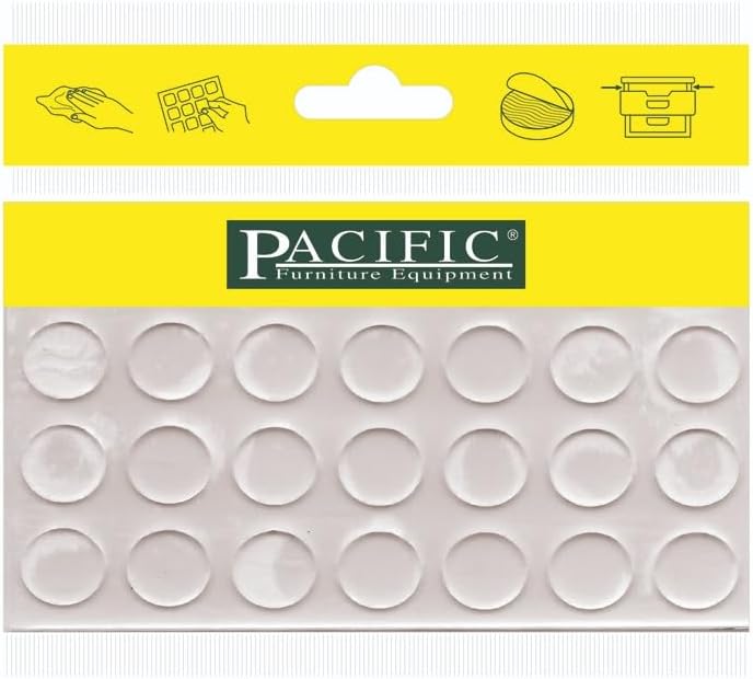 PACIFIC Yapışkanlı Silikon Cam Masa Altlığı 14 mm