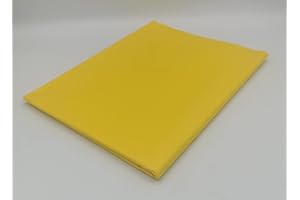 100 Coloured Tissue Paper/Gift Wrap/Wrapping Paper Sheets (20" x 30") by ODL Packaging (Yellow)