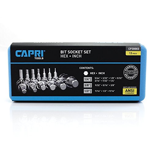 Capri Tools SAE IMBUS Bit Stecknuss Bit Set S2, 13 Teile - 5