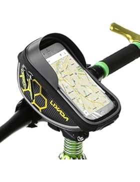 Lixada Rahmentasche Fahrradtasche Oberrohr Lenker Tasche Touchscreen Handy-Halterung