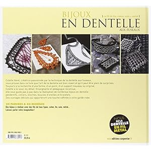 Bijoux en dentelle aux fuseaux : En fil de lin, coton, soie, métal