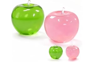 2 stycken äppelformade leksaker, sensoriska leksaker mjukt material, Apple leksaker bärbara vänner, skrivbord och bildekorati