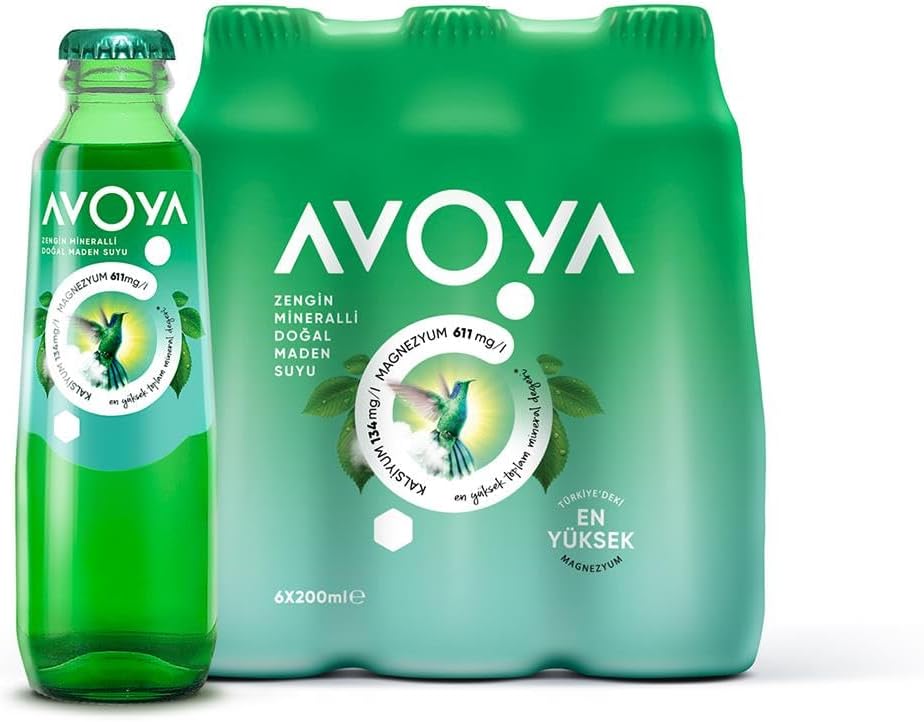 Avoya Sade Zengin Mineralli Doğal Maden Suyu 6 x 200 ml