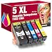 Produktbild 5 kompatible Patronen für Epson Expression Premium XP-530 XP-540 XP-630 XP-635 XP-640 XP-645 XP-830 XP-900 kompatibel zu T3351 T3361 T3362 T3363 T3364 ms-point®