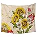 Produktbild jtxqe Neue Tapisserie Wandbehänge Strandtuch Decke Sonnenblume Neue 20 150 * 150