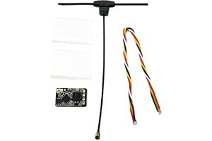 Elrs mottagare, 2,4 hög uppdateringsfrekvens, lång räckvidd T-typ antenn, signalmottagare, WiFi-uppgradering racing quadcopter, expresslrs-mottagare, hög prestanda-mottagare, låg latens-mottagare