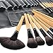 Professional Wooden Handle 32 pcs Makeup Brushes Set Charming Cosmetic Face Eyeshadow,Eyeliner,Eyelash,Lip,Concealer Tool Kit + Pouch Bag Case