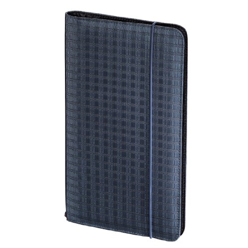 Hama Business Organizer Tasche (zur Aufbewahrung von 48 CDs/ DVDs/ Blu-Rays, 6 Speicherkartenfächer) blau