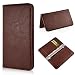 Produktbild Samsung Galaxy S4 S5 S6 Edge iPhone 7 6S 5S Handy Tasche Wallet Case Pouch Brieftasche Bag Braun