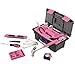 Produktbild Apollo Precision Tools DT9773P Household Tool Kit with Tool box, Pink, 53-Piece, Donation Made to Breast Cancer Research by Apollo Tools