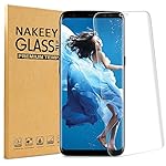 Samsung Galaxy S8 Plus Panzerglas, Nakeey Gehärtetem Full Coverage Schutzglas Galaxy S8 Plus Glas Schutzfolie Displayschutzfolie Folie für Samsung Galaxy S8 Plus - Transparent