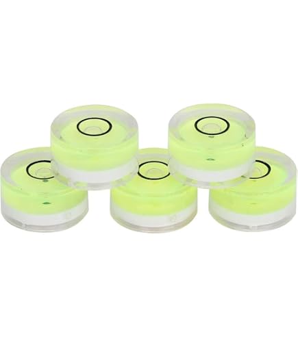 Livella A Bolla Circolare Rotonda Diametro 60 Mm - Per Camper, Treppiede, Giradischi, Macchinari - Alta Precisione