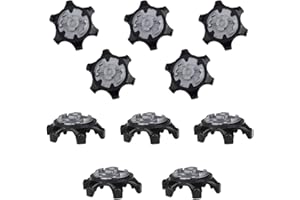 FUASHCER XanQkng 10PCS Golf Spikes Replacements Golf Shoe Spikes Replacement Easy Install to Golf Shoes Provides The Golfer with Traction Stability and Comfort