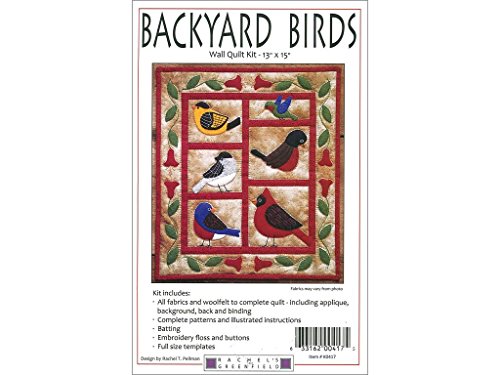 Rachel's Of Greenfield Quilt Backyard Birds Kit