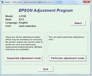 l3150 adjustment program