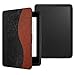 Produktbild MoKo Kindle Paperwhite Hülle - Ultra Leightweight Schutzhülle Smart Cover mit Auto Sleep/Wake Funktion für Alle Kindle Paperwhite (2016/2015 / 2013/2012 Modelle mit 6 Zoll Display), Schwarz/Braun