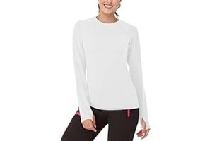 Soneven Camiseta Manga Larga Mujer Running Deporte Camisetas Térmica Elásticos Ropa Deportivo de Running Fitness Otoño Invierno